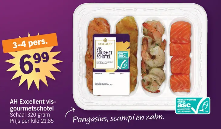 Promotie: Vis Gourmetschotel