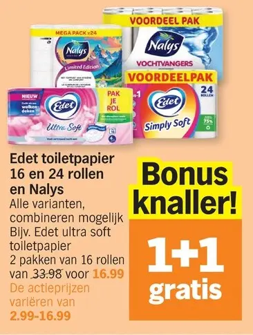 Promotie: Edet toiletpapier