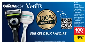 Offre: Rasoirs Venus Pro ComfortGlide Sensitive, Ven