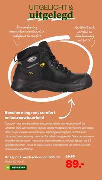 Aanbieding: Grisport werkschoenen 903, S3
