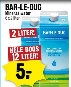 Aanbieding: Mineraalwater
