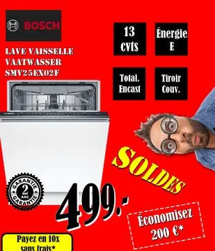 Offre: Lave vaisselle vaatwasser smv25ex02f