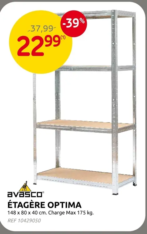 Offre: Étagère optima