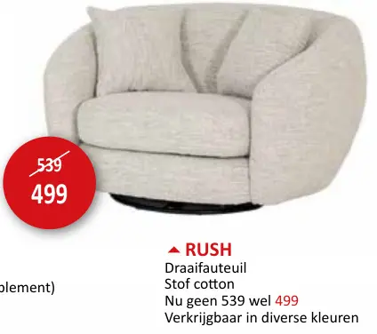 Aanbieding: Rush Draaifauteuil