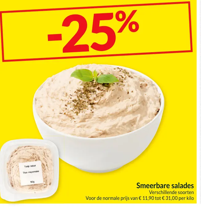 Promotie: Smeerbare salades