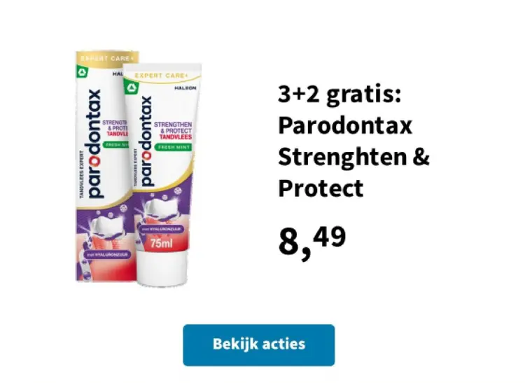 Aanbieding: Parodontax Strenghten & Protect