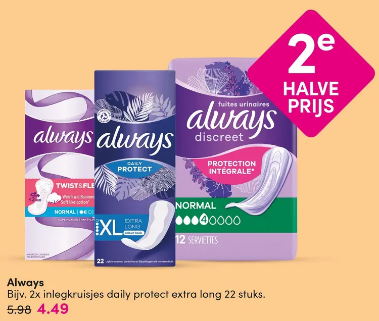 Aanbieding: Always