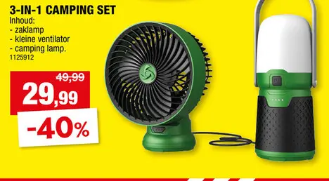 Promotie: 3in1 camping set