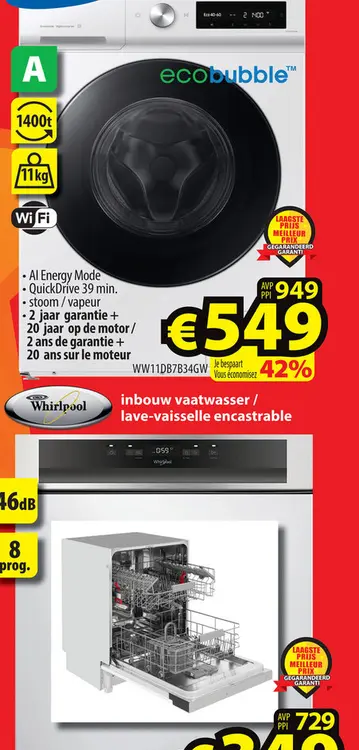 Aanbieding: Ww11db7b34gw