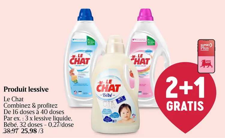 Offre: Produit lessive Le Chat