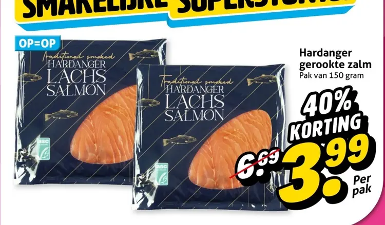 Aanbieding: Hardanger gerookte zalm