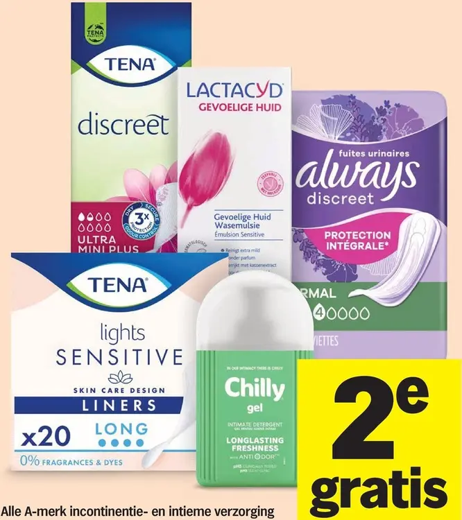 Aanbieding: Incontinentie- en intieme verzorging