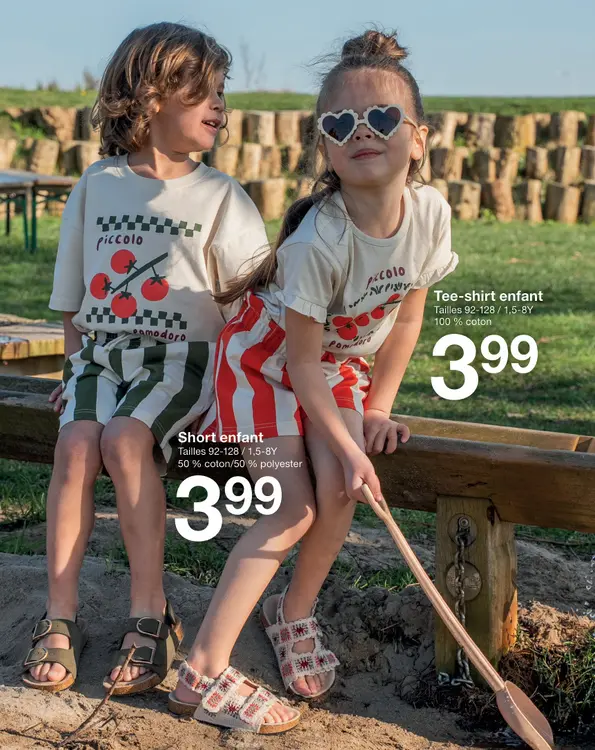 Offre: Tee-shirt / short enfant