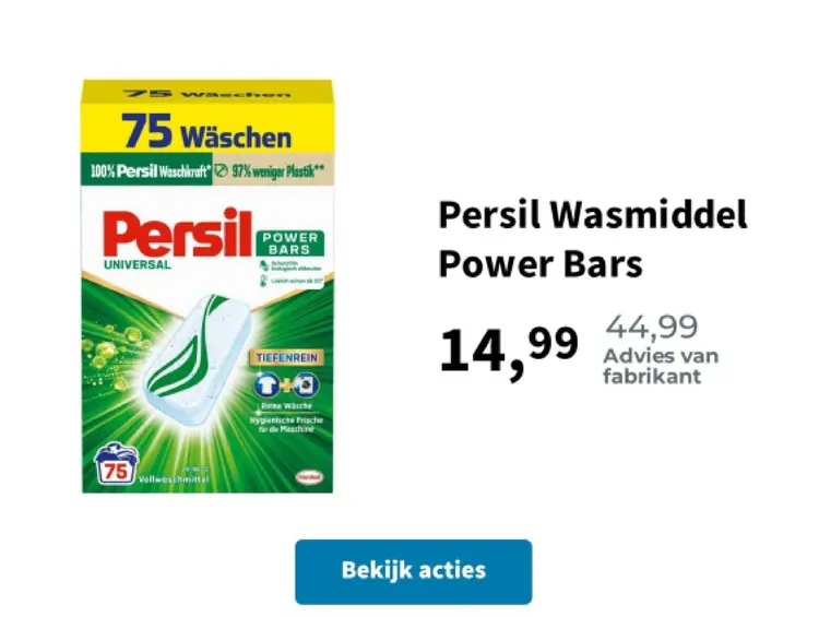 Aanbieding: Wasmiddel Power Bars