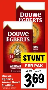 Aanbieding: Douwe Egberts Aroma Rood Snelfilter