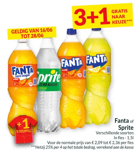 Promotie: Fanta of Sprite