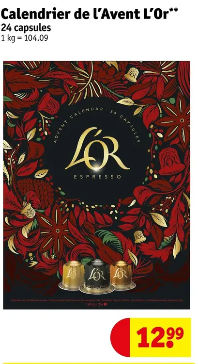 Offre: Calendrier de l'Avent L'Or