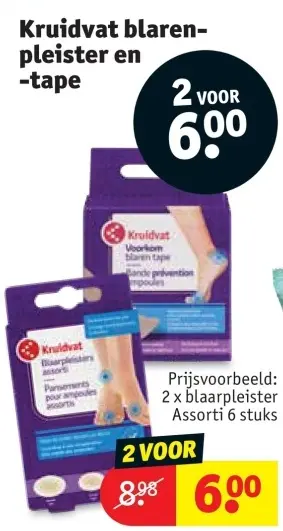 Promotie: blarenpleister en -tape
