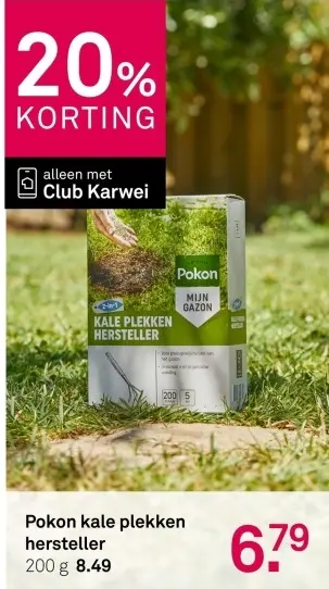Aanbieding: Kale plekken hersteller