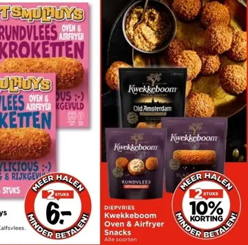 Aanbieding: Kwekkeboom Oven & Airfryer Snacks