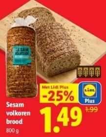 Aanbieding: Sesam volkoren brood