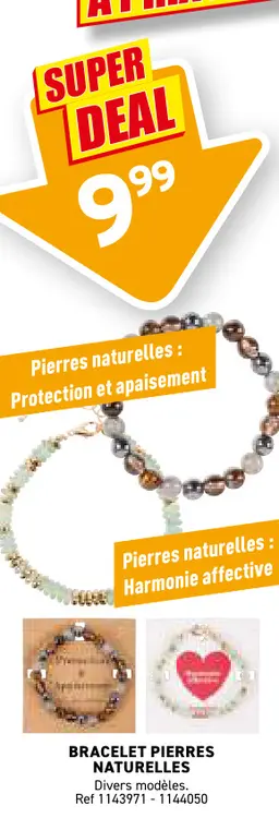 Offre: Bracelet pierres naturelles