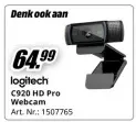 Promotie: C920 HD Pro Webcam