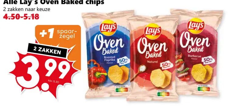 Aanbieding: Oven Baked chips
