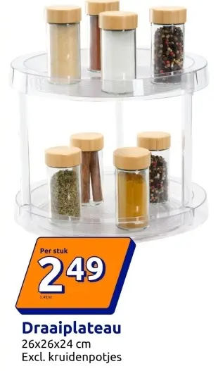Promotie: Draaiplateau