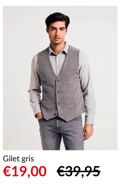 Offre: Gilet gris