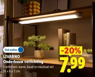 Aanbieding: Onderbouw verlichting