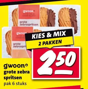 Aanbieding: Grote zebra spritsen