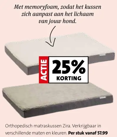 Aanbieding: Orthopedisch matraskussen Zira