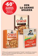 Offre: Quaker Cereal