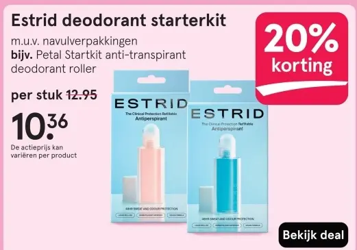 Aanbieding: Estrid deodorant starterkit