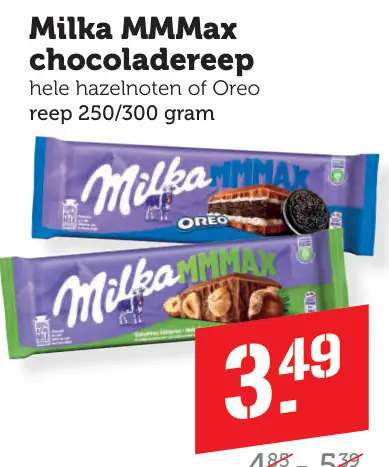 Aanbieding: MMMax chocoladereep