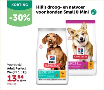 Aanbieding: Hill's droog- en natvoer voor honden Small & 