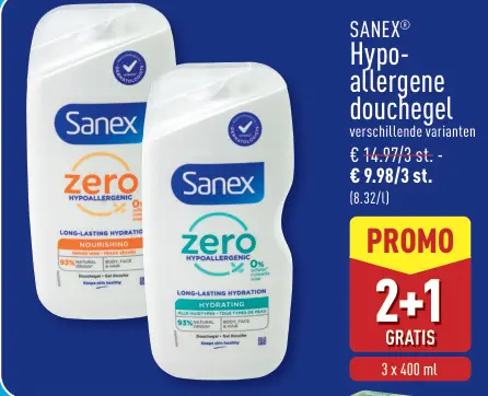 Promotie: Hypo-allergene douchegel