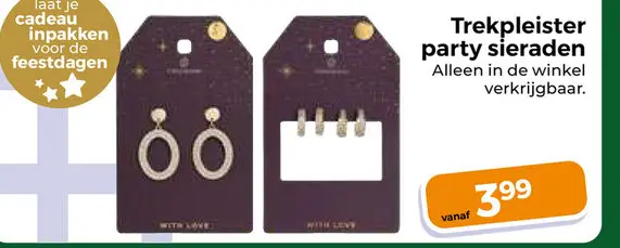 Aanbieding: Trekpleister party sieraden