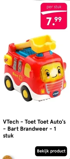 Aanbieding: Toet Toet Auto's - Bart Brandweer