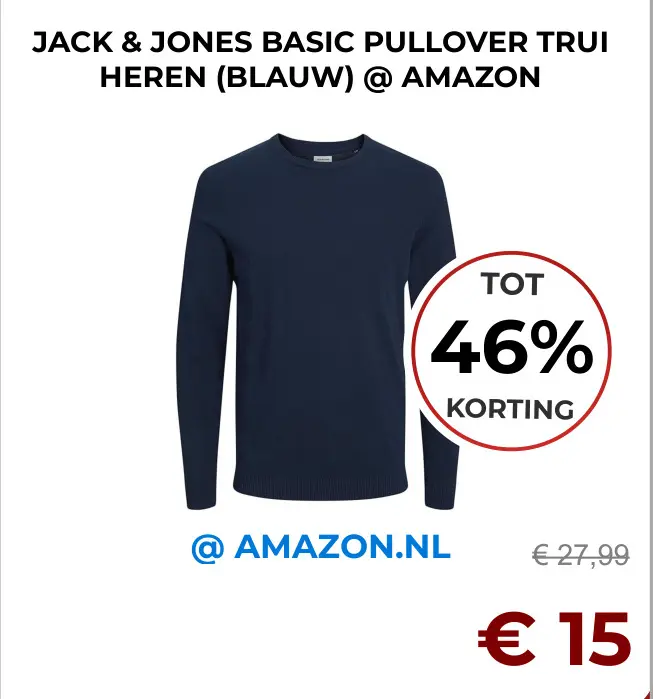 Aanbieding: Basic pullover trui