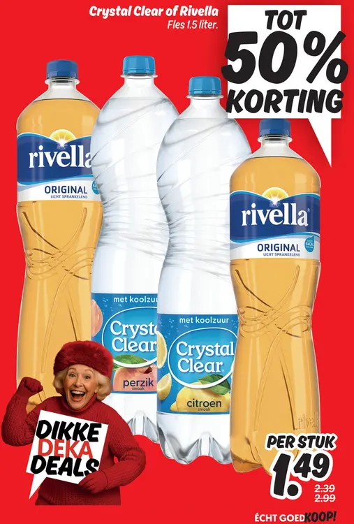 Aanbieding: Crystal Clear of Rivella