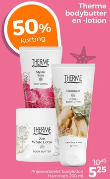 Aanbieding: Therme bodybutter en -lotion
