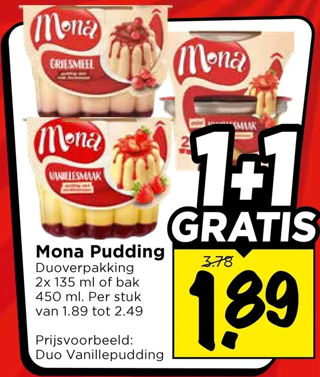 Aanbieding: Pudding