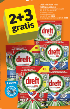 Offre: Dreft Platinum Plus vaatwascapsules