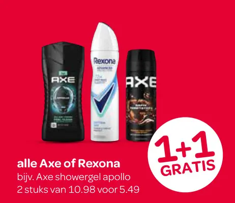 Aanbieding: Axe of Rexona