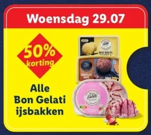 Aanbieding: Alle Bon Gelati ijsbakken
