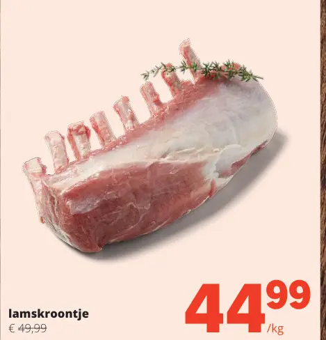Promotie: lamskroontje