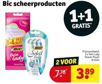 Promotie: Bic scheerproducten