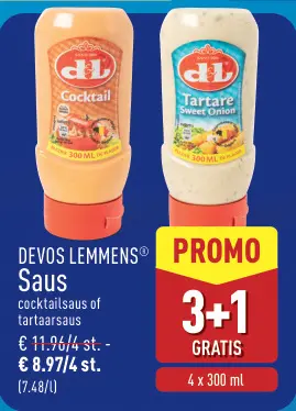 Promotie: Saus